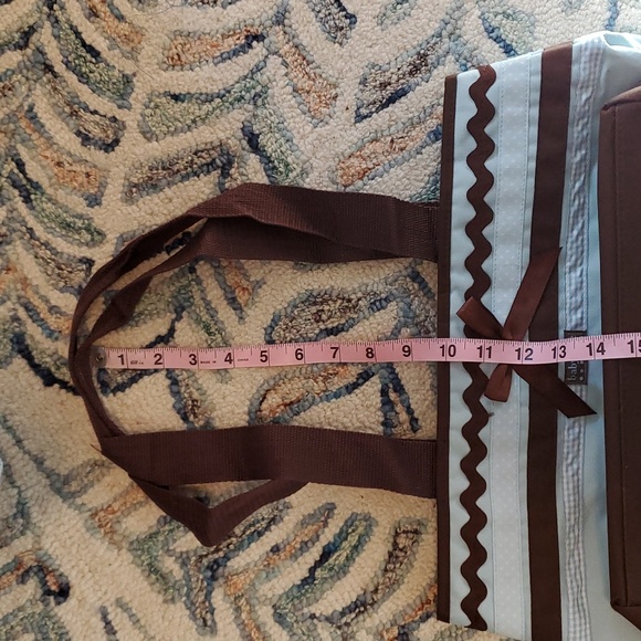 Blue & Brown Diaper Bag - Picture 8 of 10